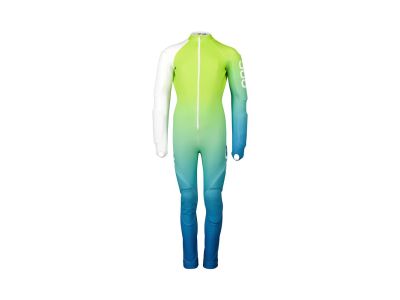 POC Skin GS Speedy gyerek overall, színátmenetes opál kék/fluoreszkáló sárga/zöld