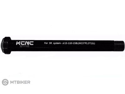 KCNC KQR08 Boost Vorderradachse für RockShox-Gabeln, 15x110 mm/158 mm