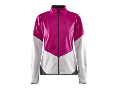 CRAFT CORE Glide női kabát, rózsaszín/fehér