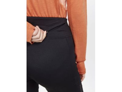 Craft ADV SubZ Tights dámske nohavice, čierna/oranžová
