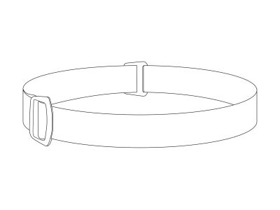 Petzl TIKKINA replacement strap, reflective