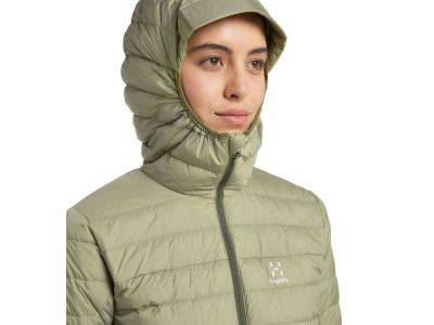 Haglöfs Micro Nordic Down Hood women's jacket, thyme green