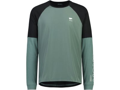 Mons Royale Tarn Merino Shift Wind jersey, burnt sage/black