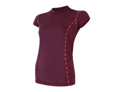 Sensor Merino Air women&amp;#39;s T-shirt, port red