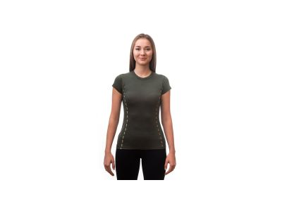 Sensor Merino Air Damen T-Shirt, olivgrün