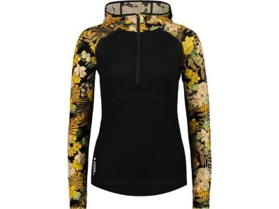 Mons Royale Bella Tech dámske tričko, floral camo/čierna