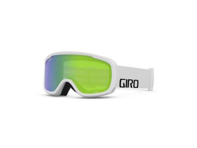 GIRO Roam glasses, White Wordmark Loden Green/Yellow (2 glasses)