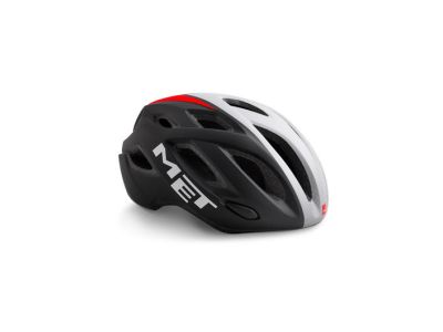 MET Idolo helmet, black/white/red