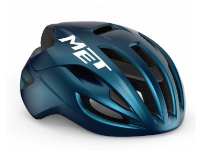MET Rivale MIPS Helm, metallic blau