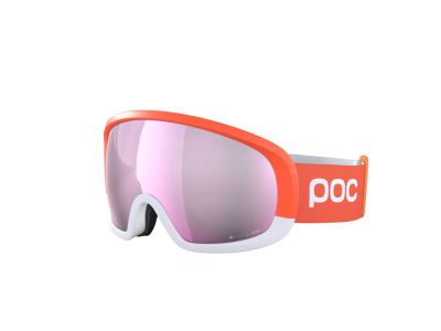 POC Fovea Mid Clarity Comp glasses, fluorescent orange/hydrogen white/clarity comp low light ONE