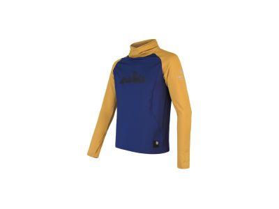 Sensor Coolmax Thermo Mountains sweatshirt, deep blue/mustard