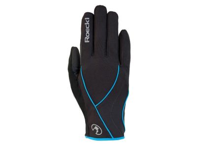 Rękawiczki Roeckl Laikko, czarno-niebieskie