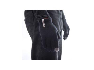 Sensor Merino rukavice, čierna