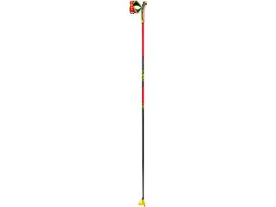 Bețe Leki PRC 750, roșu strălucitor-galben neon-negru