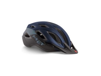MET Crossover-Helm, schwarz/blau
