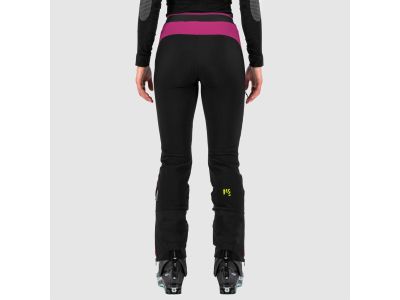 Karpos Grand Mont Skimo dámské kalhoty, černé/růžové