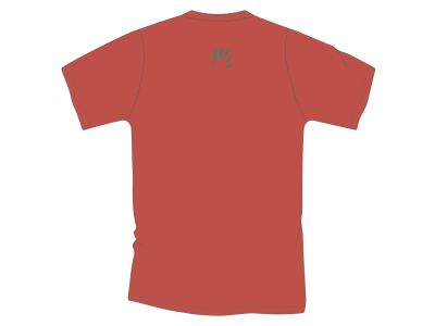 T-shirt Karpos LOMA, czerwony/morski spray