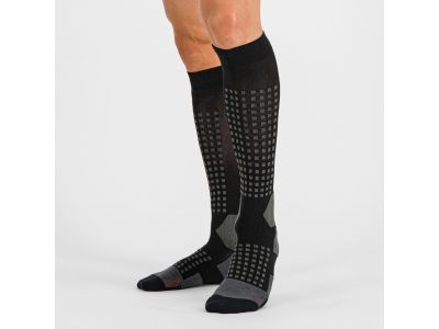Sportful APEX LONG Socken, schwarz/rot