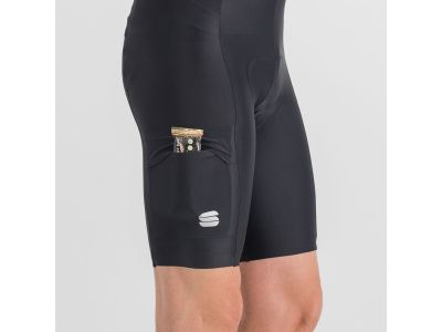 Sportful GIARA Shorts mit Trägern, schwarz