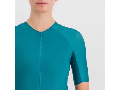 Damska koszulka rowerowa Sportful MATCHY w kolorze aqua greenm