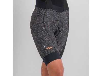 Sportful SKY RIDER Supergiara női kantáros rövidnadrág, fekete