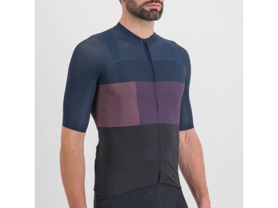 Sportful koszulka rowerowa SNAP czarna/ciemnoniebieskim