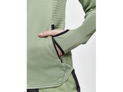 Craft ADV Tech Fleece Thermal Damen-Sweatshirt, hellgrün