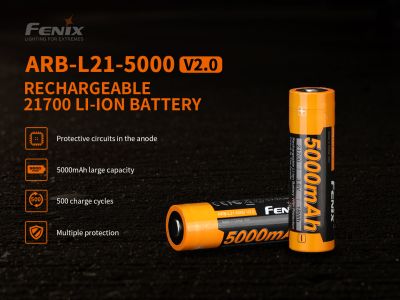 Fenix 21700 5000 mAh (Li-Ion) nabíjateľná batéria