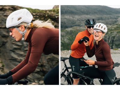 Isadore Signature Thermal women's jersey, bitter chocolate