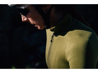 Isadore Deep Winter women&#39;s jersey, green moss