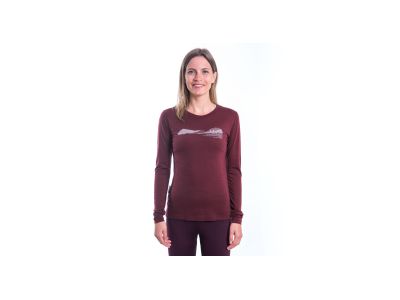 Sensor Merino Air PT Hills women&#39;s T-shirt, port red