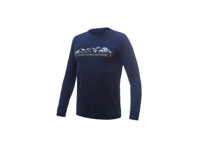 Sensor Merino Active PT Mountains T-shirt, deep blue