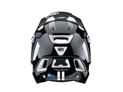 100 % Trajecta-Helm mit Fidlock-Helm, weiß/schwarz
