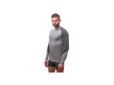 Sensor Merino Impress T-Shirt, grau/maori