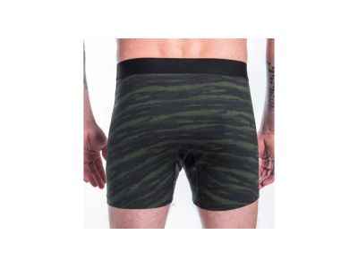 Sensor Merino Impress shorts, black/batik