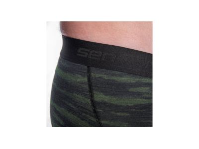 Sensor Merino Impress shorts, black/batik