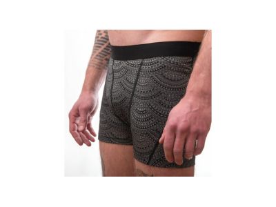 Sensor Merino Impress Shorts, grau/maori