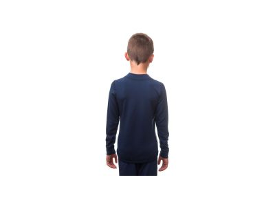 Tricou pentru copii Sensor Merino DF Club, albastru intens