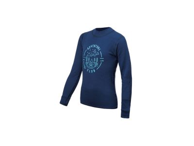 Sensor Merino DF Club children&amp;#39;s T-shirt, deep blue
