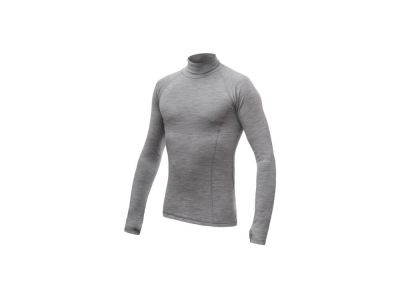 Sensor Merino Bold Neck tričko, cool gray
