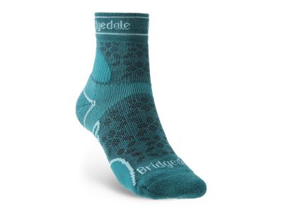 Bridgedale TRAIL RUN LW T2 MS 3/4 CREW dámské ponožky, teal