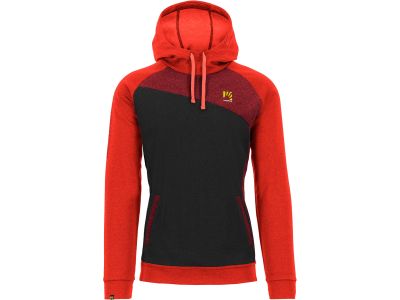 Karpos PRAMPER hoodie, black/grenadine/red