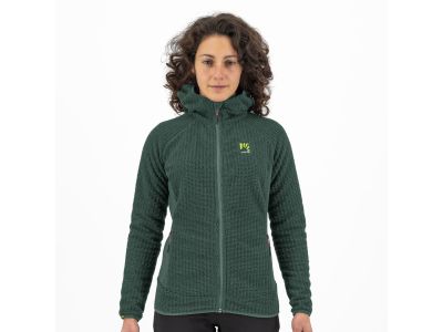 Karpos ROCCHETTA women's hoodie, dark green