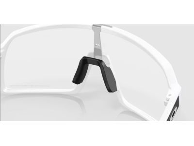 Oakley Sutro glasses, matte white/clear to back iridium photochromic