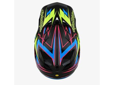 Troy Lee Designs D4 Carbon Mips Volt helma, black/fluo yellow