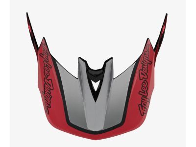 Troy Lee Designs D4 Composite Mips Qualifier helmet, silver/red