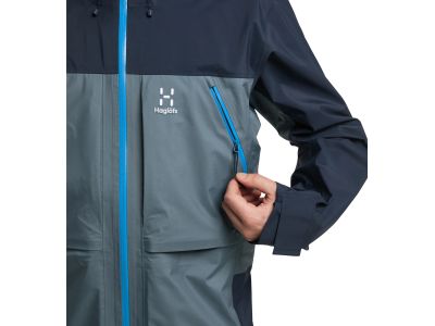 Haglöfs Vassi Touring GTX jacket, blue/dark blue
