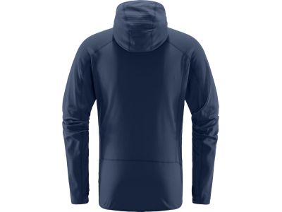 Haglöfs Wool blend hood sweatshirt, dark blue