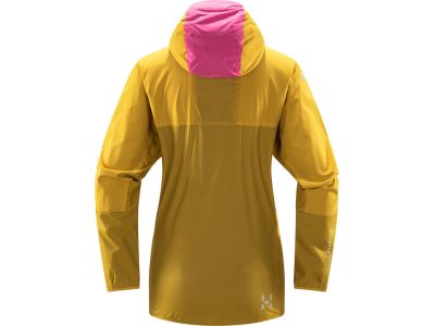 Jachetă de damă Haglöfs L.I.M Alpha Hood, roz/galben