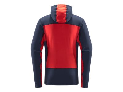 Haglöfs Roc Nordic hooded sweatshirt, red/blue